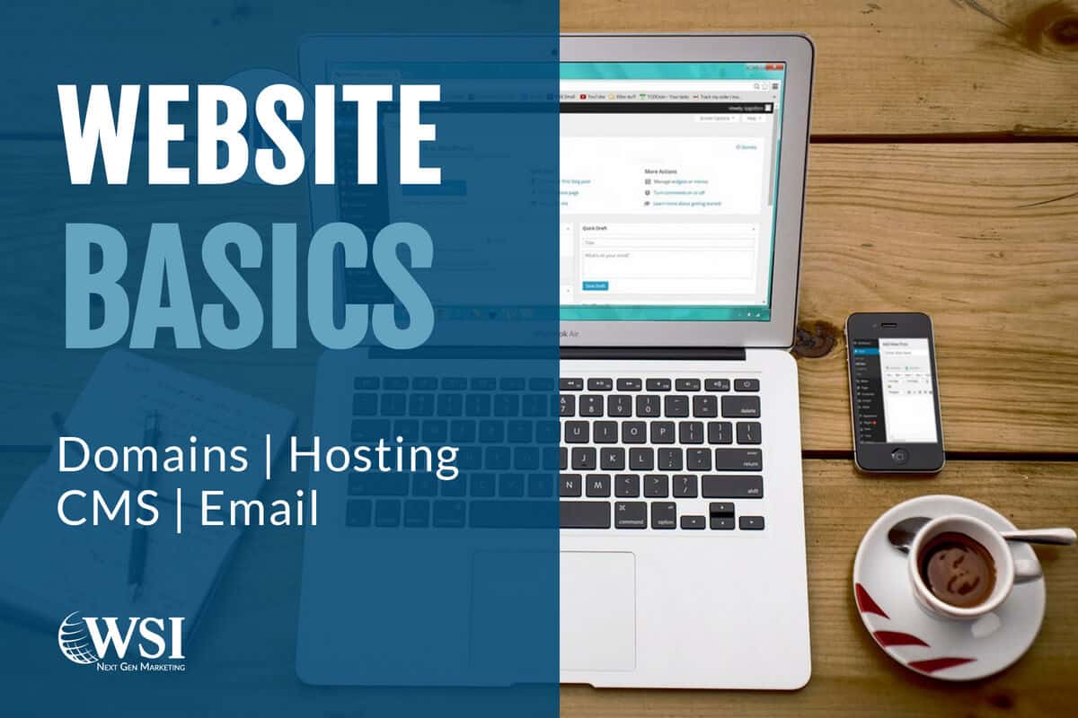 Website Basics: Domains, Hosting, CMS, Email