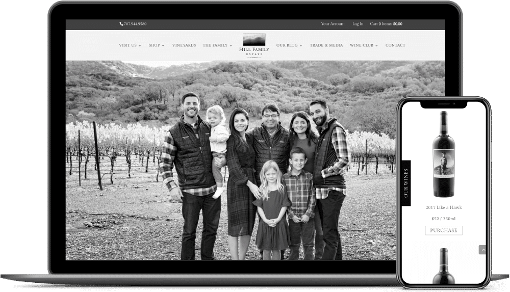 our-work-menu-hill-family-winery-website-design