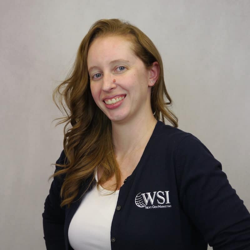 melissa smiling wearing wsi shirt