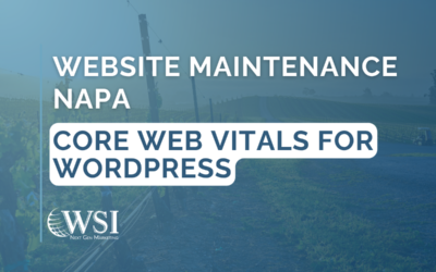 Website Maintenance Napa: Core Web Vitals for WordPress
